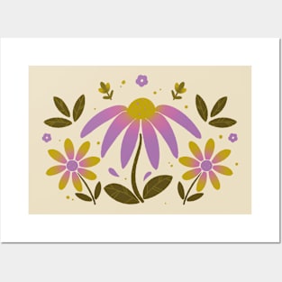 Purple Flower Posters and Art